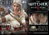 The witcher 3: wild hunt museum masterline statuette 1/3 wild hunt ciri fiona elen riannon bonus version 81 cm