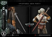 The witcher 3: wild hunt museum masterline statuette 1/3 wild hunt ciri fiona elen riannon bonus version 81 cm