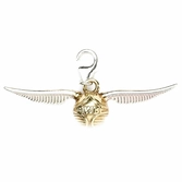 HARRY POTTER - Sterling SILVER Golden Snitch Clip On Charm