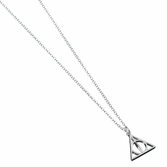 HARRY POTTER - Sterling SILVER Deathly Hallows Necklace