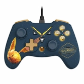 Harry potter - manette filaire pour pc avec câble 3m - vivet doré