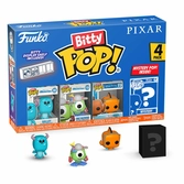Pixar pack 4 figurines bitty pop! vinyl monsters inc. 2,5 cm
