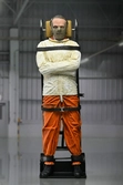 Dr. hannibal lecter masked scale action figura 18 cm the silence of the lambs