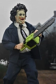 Leatherface pretty woman mask 50th anniversary clothed action figura 20 cm the texas chainsaw massacre
