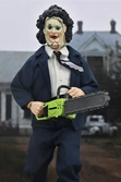 Leatherface pretty woman mask 50th anniversary clothed action figura 20 cm the texas chainsaw massacre