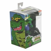 Stump wrestling leatherhead scale action figura 18 cm teenage mutant ninja turtles archie comics