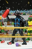 Stump wrestling turtles pack 4 scale action figuras 18 cm teenage mutant ninja turtles archie comics