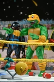 Stump wrestling turtles pack 4 scale action figuras 18 cm teenage mutant ninja turtles archie comics