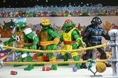 Stump wrestling turtles pack 4 scale action figuras 18 cm teenage mutant ninja turtles archie comics
