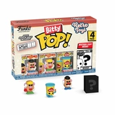 Retro toys pack 4 figurines bitty pop! vinyl mr. potato head 2,5 cm