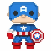 Marvel pop! 8-bit vinyl figurine captain america 9 cm