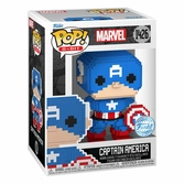 Marvel pop! 8-bit vinyl figurine captain america 9 cm