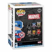 Marvel pop! 8-bit vinyl figurine captain america 9 cm