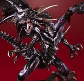 Yu-gi-oh! duel monsters statuette pvc art works monsters red-eyes black dragon holographic edition 32 cm