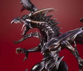 Yu-gi-oh! duel monsters statuette pvc art works monsters red-eyes black dragon holographic edition 32 cm