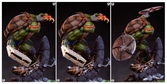 Les tortues ninja statuette 1/3 michelangelo deluxe edition 67 cm