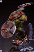 Les tortues ninja statuette 1/3 michelangelo deluxe edition 67 cm