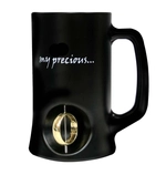Lord of the rings - 3d rotating ring black crytal stein - my precious