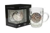 GAME OF THRONES - Verre à bière avec Logo Metallique - Targaryen
