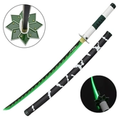 Katana ornementale avec led- inspiré de shinazugawa genya (demon slayer)