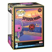 Spider-man: across the spider-verse pop! marvel vinyl figurine miles morales(blklt) exclusive edition 9 cm