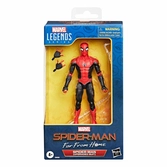 Spider-man: far from home marvel legends figurine spider-man (upgraded suit) 15 cm