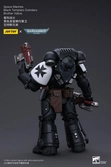 Warhammer 40k figurine 1/18 space marines black templars outriders brother valtus 14 cm