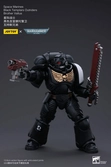 Warhammer 40k figurine 1/18 space marines black templars outriders brother valtus 14 cm