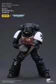 Warhammer 40k figurine 1/18 space marines black templars outriders brother valtus 14 cm