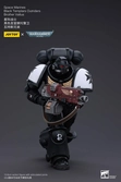 Warhammer 40k figurine 1/18 space marines black templars outriders brother valtus 14 cm