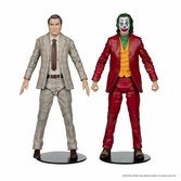 Joker dc multiverse (joker movie) figurine deluxe colllector the joker (live with murray franklin) limited edition 18 cm