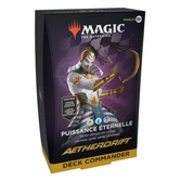 Magic the gathering aetherdrift présentoir decks commander (4) francais