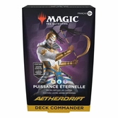 Magic the gathering aetherdrift présentoir decks commander (4) francais