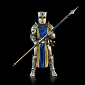 Mythic legions: ashes of agbendor figurine blue shield solider deluxe builder set