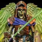 Mythic legions: ashes of agbendor figurine gold skeleton 2 deluxe edition