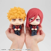 Blue lock statuette pvc look up rensuke kunigami & hyoma chigiri second selection ver. 11 cm (with gift)