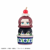 Blue lock pack 6 trading figures tsumichen stack up & change 8 cm (with gift)