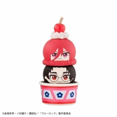 Blue lock pack 6 trading figures tsumichen stack up & change 8 cm (with gift)