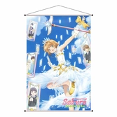 Cardcaptor sakura clear card wallscroll sakura kinomoto 60 x 90 cm