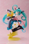 Hatsune miku x rody amp+ statuette pvc statue thank you ver. reissue 20 cm