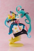 Hatsune miku x rody amp+ statuette pvc statue thank you ver. reissue 20 cm