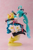 Hatsune miku x rody amp+ statuette pvc statue thank you ver. reissue 20 cm