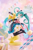 Hatsune miku x rody amp+ statuette pvc statue thank you ver. reissue 20 cm