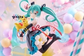 Hatsune miku x rody amp+ statuette pvc statue thank you ver. reissue 20 cm
