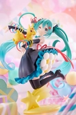 Hatsune miku x rody amp+ statuette pvc statue thank you ver. reissue 20 cm