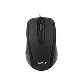Havit - souris filaire pc - noire