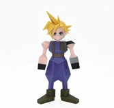 Final fantasy vii figurine polygon cloud strife 15 cm