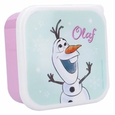 Reine des neiges - let's eat - boîtes à snack - 3 pcs
