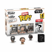Star wars: mandalorian pack 4 figurines bitty pop! vinyl mandalorian 2,5 cm