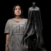 Dc comics statuette legacy replica 1/4 batman and bruce wayne 79 cm